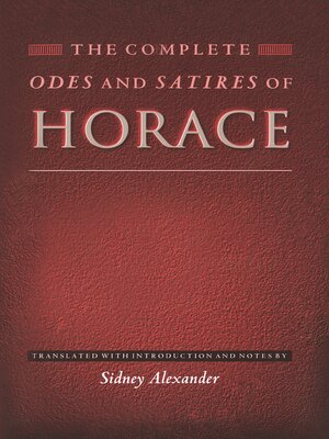 cover image of The Complete Odes and Satires of Horace